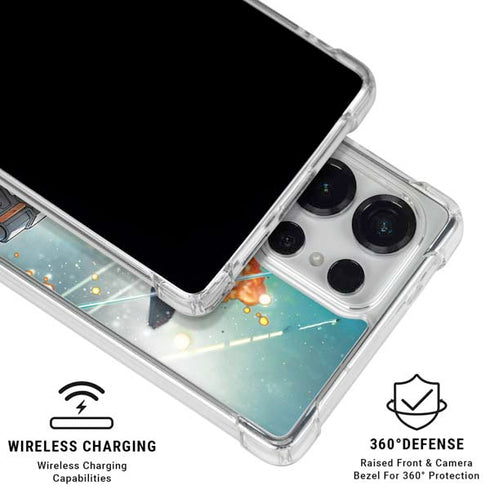 Marvel Star-Lord Galactic Showdown Galaxy S25 Ultra Clear Case